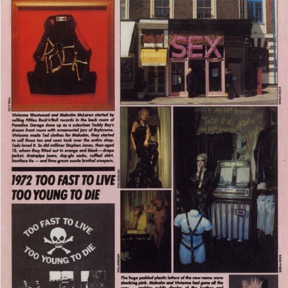 SOLD ARCHIVE - Runway Vivienne Westwood Tee Too Fast to Live Too Young to Die - Picture 12 of 15